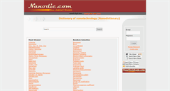 Desktop Screenshot of nanodic.com
