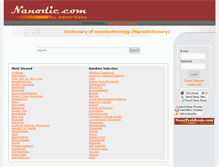 Tablet Screenshot of nanodic.com